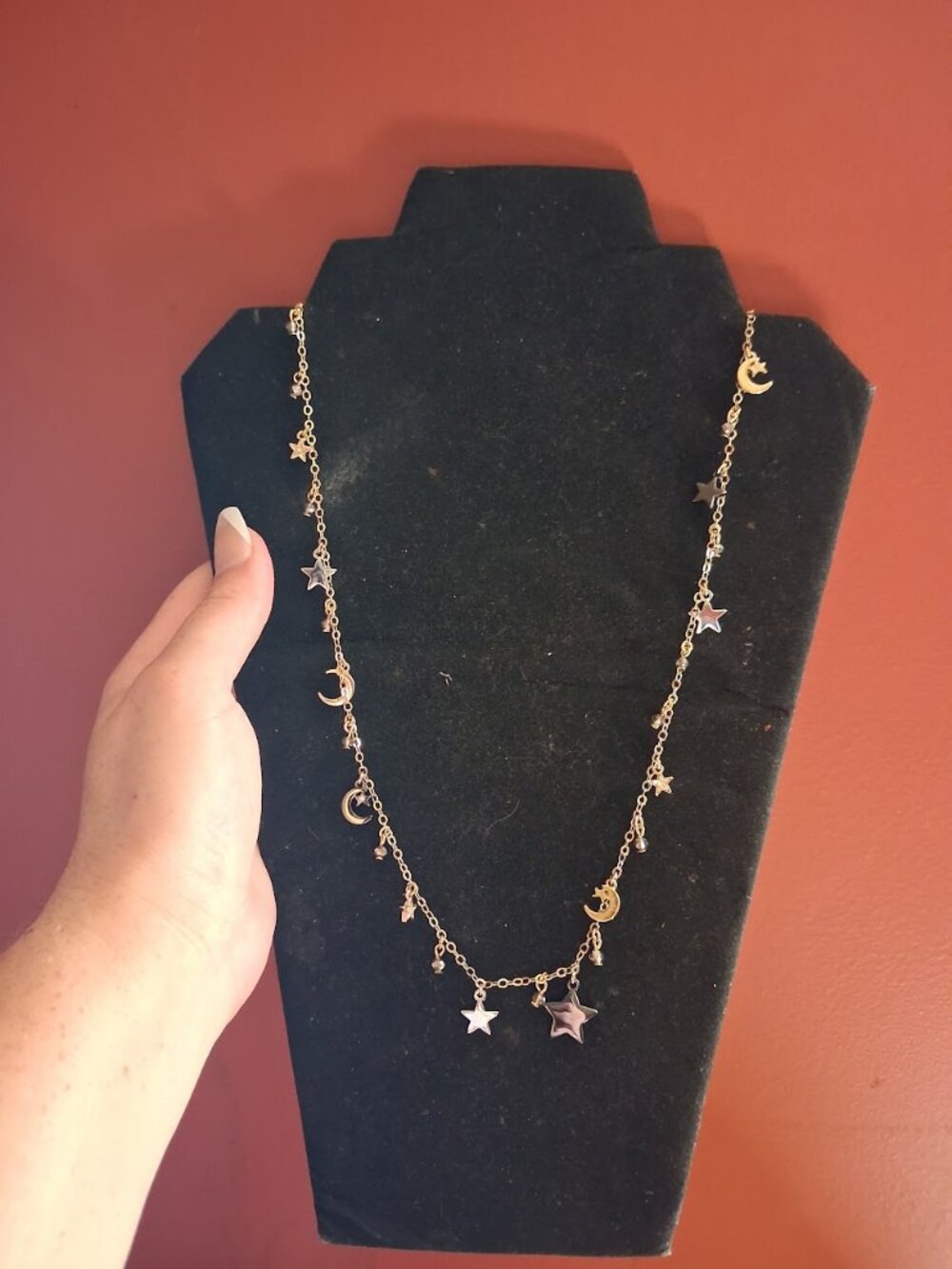 36 inch Celestial inspired necklace